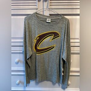 Cleveland Cavaliers Gray Long Sleeve Shirt